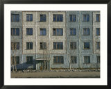 Exterior View of a Typical Depressing Communist-Built Apartment Building