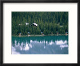 Lake OHara Lodge and cabins on the shore of Lake OHara