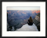 A woman looks out over the spectacular canyon scenery