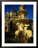 Fountain On South Side Of Royal Exhibition Buildings  Exhibition Gardens  Melbourne  Australia