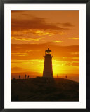 Lighthouse at Sunset