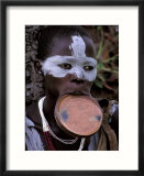Traditional Surma Tribe Lip Plate  Ethiopia