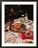 Christmas Dinner Table Setting