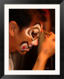 An Actor Gets Ready for an Opera Performance
