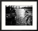 Ships on the Thames  1955