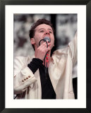 Jim Kerr of Simple Minds at Wembley Stadium in Honour of Nelson Mandela's 70th Birthday  June 1988