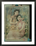 A Vintage Poster Advertising Cigarettes is Sold at a Flea Market