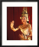 Traditional Dancer and Costumes  Khmer Arts Dance  Siem Reap  Cambodia