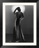Gown in Mauve Jersey by Balenciaga of Paris Which Makes Dramatic Use of Classical Style Drapery