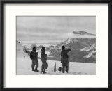 Members of the British Everest Expedition Survey the Mountains