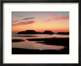 Sunset from West Coast of Isle of Iona  Scotland