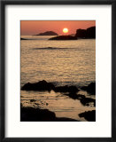 Sunset from West Coast of Isle of Iona  Scotland