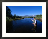 Fly-Fishing in Utah's Provo River  Provo  Utah  USA