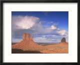Rain Cloud Over Monument Valley  Utah  USA