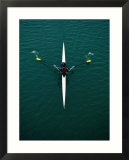 Rower On River Garonne  Toulouse  France