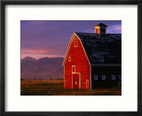 Spring Sunshine on a Barn in Montana  Montana  USA