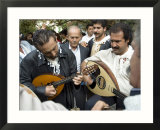Musicians Attending a Village Wedding  Anogia  Crete  Greek Islands  Greece