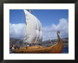 Replica  Oseberg  Viking Ship  West Norway  Norway  Scandinavia