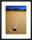 Sliding Rock and Its Track  the Racetrack  Death Valley National Park  California