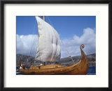 Replica  Oseberg  Viking Ship  West Norway  Norway  Scandinavia