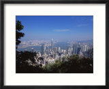 Skyline and Victoria Harbour  Hong Kong  China