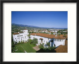 View Over Courthouse Towards the Ocean  Santa Barbara  California  USA