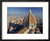 View from the Campanile of the Duomo (Cathedral) of Santa Maria Del Fiore  Florence  Tuscany  Italy