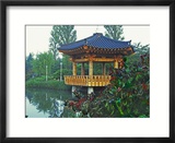 Pagoda Next to Lake and Park  Kyongju  South Korea
