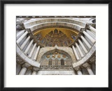 Carvings and Facade Mosaics on St Mark's Basilica  Venice  Italy