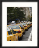 Taxi Cabs  Manhattan  New York City  New York  United States of America  North America