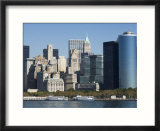Battery Park and Lower Manhattan  New York City  New York  United States of America  North America