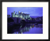 Conwy (Conway) Castle  Unesco World Heritage Site  Gwynedd  North Wales  UK  Europe