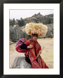 Portrait of a Young Peruvian Man in Traditional Dress  Cuzco  Peru