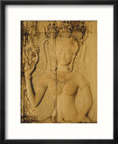 Relief Carving on the Temple at Angkor Wat  Angkor  Siem Reap  Cambodia  Indochina  Asia