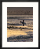 Surfer Silhouette at Ventura Point  California