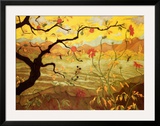 Apple Tree with Red Fruit  C1902