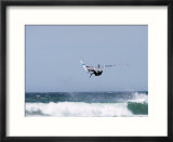 Windsurfer Jumping Waves at Jalama Beach  California