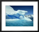 Blue Ice Stripe in Iceberg  Antarctic Peninsula