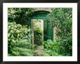 Doorway in Wall Leading to Kitchen Garden Trevarno  Cornwall