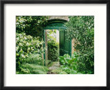 Doorway in Wall Leading to Kitchen Garden Trevarno  Cornwall