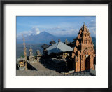 Hindu Temple Door near Gunung Batur in northern Bali  Indonesia