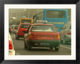 A Taxi in Traffic