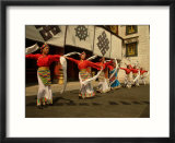 Tibetan Dancers Perform at the Chinese Ethnic Culture Park