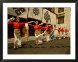 Tibetan Dancers Perform at the Chinese Ethnic Culture Park