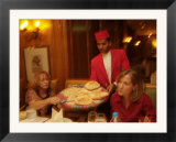 Middle Eastern Food is Served in a Hotel Dining Room