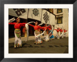 Tibetan Dancers Perform at the Chinese Ethnic Culture Park