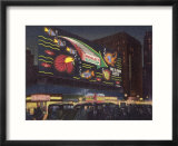 Electric Sign on Broadway New York Advertising Wrigley's Chewing Gum
