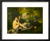 Edouard Manet's Le Dejeuner sur l'herbe in Musee d'Orsay  Paris  France