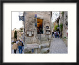 Tourists Shopping in Les Baux de Provence  France