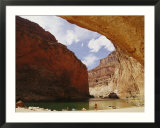 Colorado River Boaters Taking a Break in Redwall Canyon